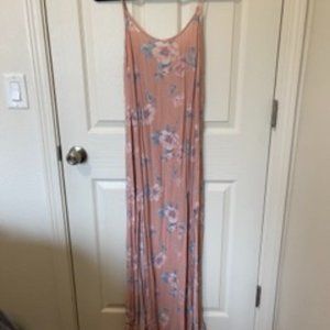 Pink Floral Maxi
